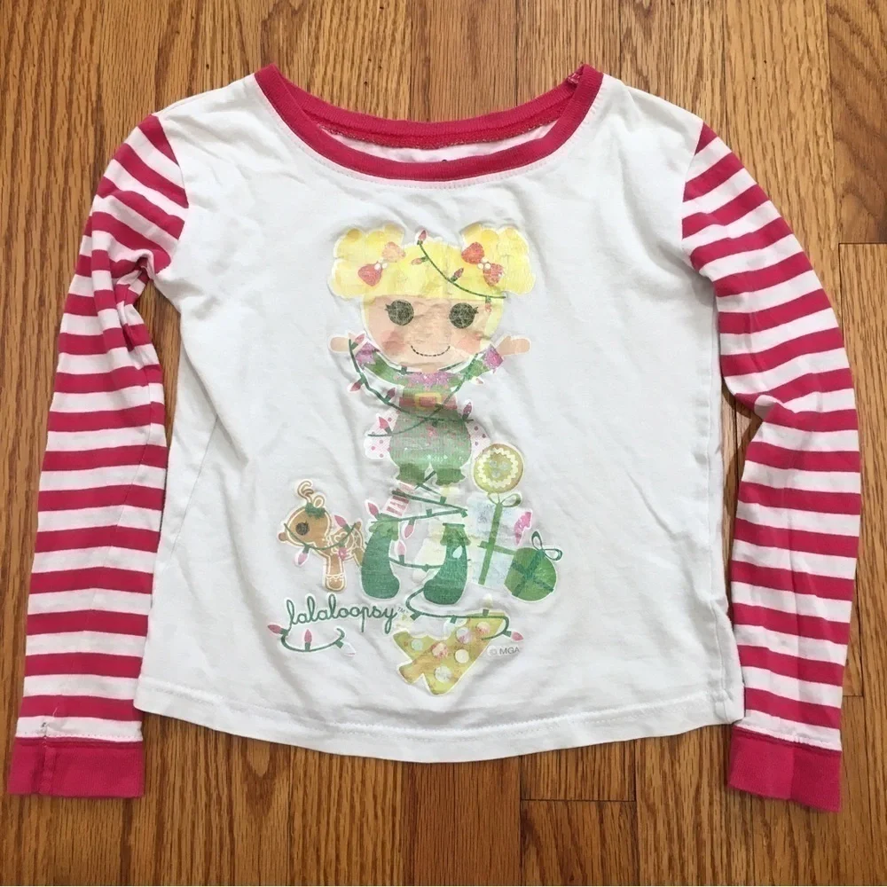 Carter's little girls cotton long sleeve sleep wear T-shirt
